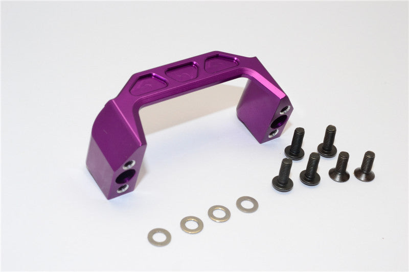 Axial EXO Aluminum Chassis Component Mounts - 1Pc Set Purple
