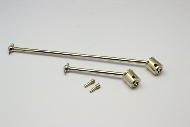 Axial EXO Steel Center Swing Shaft - 1 Set Silver
