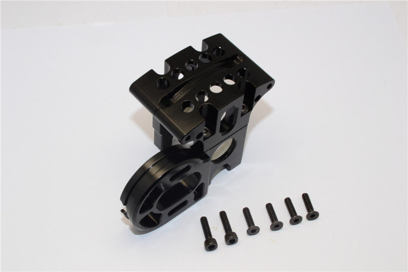 Axial EXO Aluminum Center Gear Box Mount - 1 Set Black