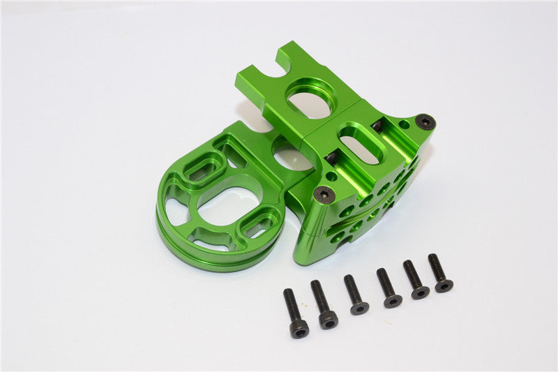 Axial EXO Aluminum Center Gear Box Mount - 1Set Green