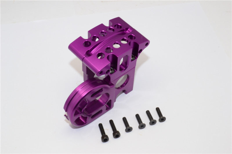 Axial EXO Aluminum Center Gear Box Mount - 1 Set Purple