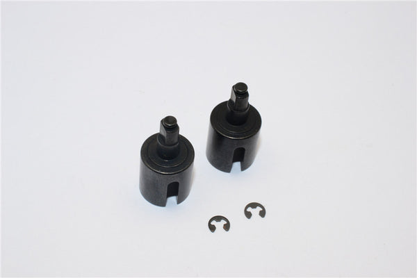 Axial EXO Steel Front/Rear Differential Input Shaft - 1Pr Black