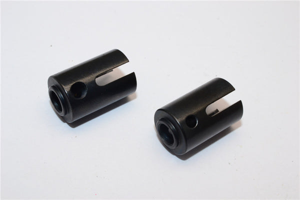 Axial EXO Steel Center Differential Input Shaft - 1Pr Black