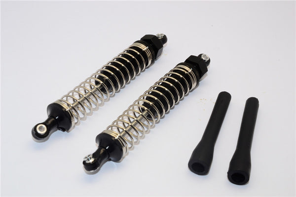 Axial EXO Aluminum Rear Adjustable Spring Damper - 1Pr Set Black