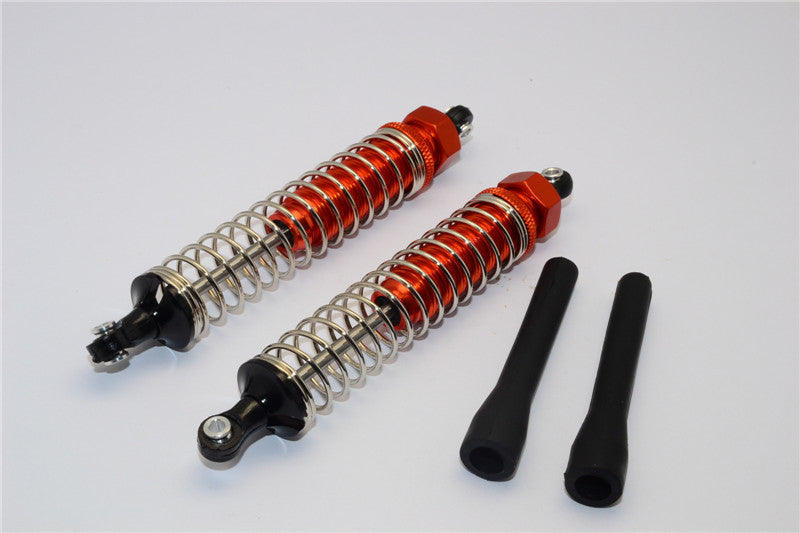 Axial EXO Aluminum Rear Adjustable Spring Damper - 1Pr Set Orange