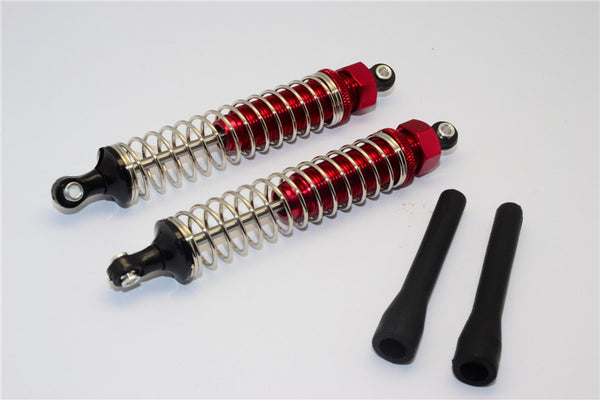Axial EXO Aluminum Rear Adjustable Spring Damper - 1Pr Set Red
