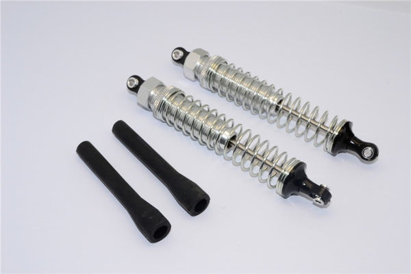Axial EXO Aluminum Rear Adjustable Spring Damper - 1Pr Set Silver