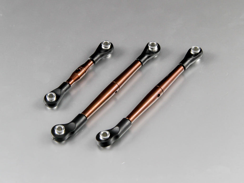 Axial EXO Spring Steel Tie Rod With Plastic Ball Ends - 3Pcs Set