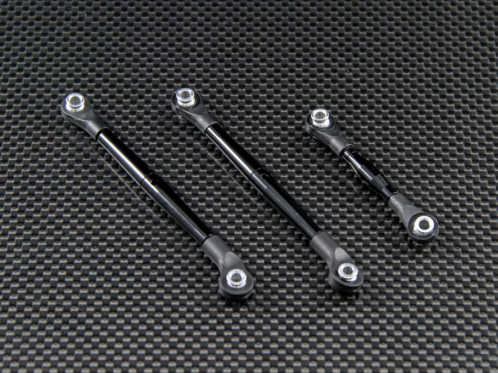 Axial EXO Aluminum Turnbuckle - 3 Pcs Set Black