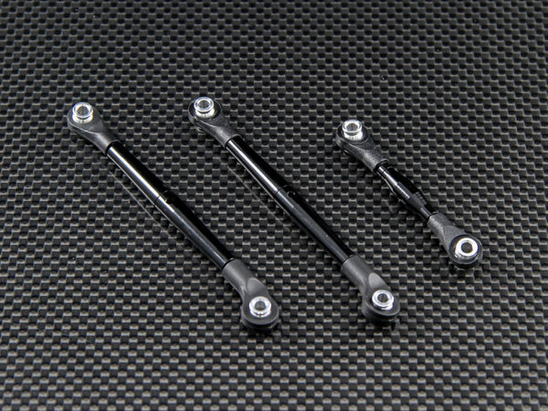 Axial EXO Aluminum Turnbuckle - 3 Pcs Set Black