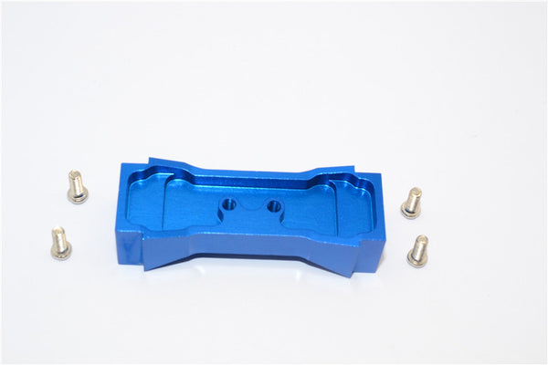 Tamiya Ford F350 High-Lift Aluminum Front Support - 1Pc Set Blue