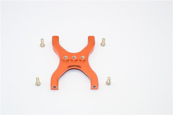 Tamiya Ford F350 High-Lift Aluminum Rear Support - 1Pc Orange