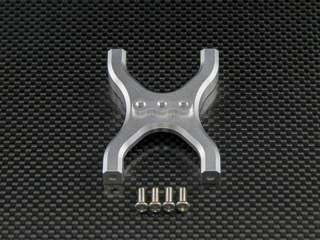 Tamiya Ford F350 High-Lift Aluminum Rear Support - 1Pc Silver