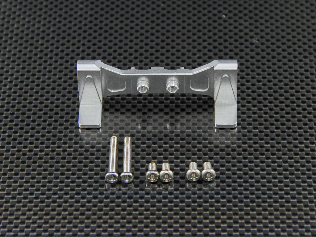 Tamiya Ford F350 High-Lift Aluminum Rear Support - 1Pc Silver
