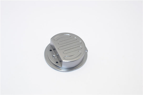 Tamiya Ford F350 High-Lift Aluminum Diff Housing Cover - 1Pc Gray Silver