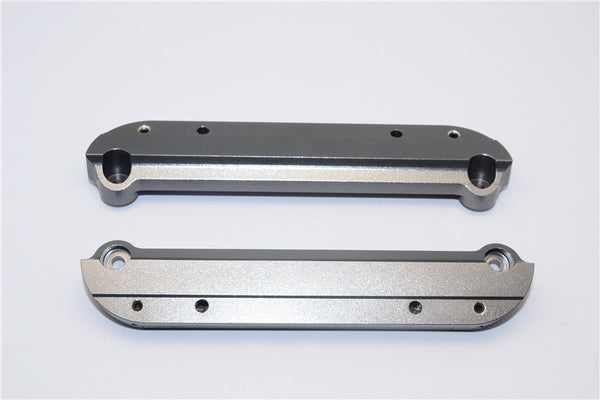 Tamiya Ford F350 High-Lift Aluminum Mechanism Deck - 4Pcs Set Gray Silver