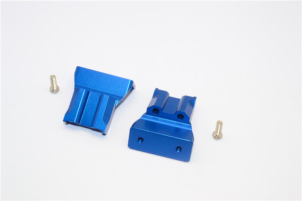 Tamiya Ford F350 High-Lift Aluminum Rear Body Stay - 2Pcs Set Blue