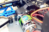 X-Rider 1/8 Flamingo RC Tricycle Aluminum Motor Mount With Heat Sink Fins - 1Pc Set Blue