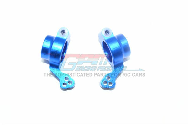 X-Rider 1/8 Flamingo RC Tricycle Aluminum Rear Knuckle Arm - 2Pc Set Blue