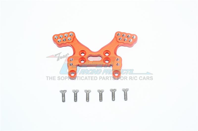 X-Rider 1/8 Flamingo RC Tricycle Upgrade Parts Aluminum Adjustable Rear Shock Tower - 1Pc Set Orange