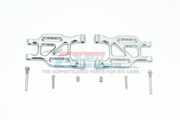 X-Rider 1/8 Flamingo RC Tricycle Aluminum Rear Lower Arms - 1Pr Set Gray Silver