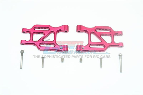 X-Rider 1/8 Flamingo RC Tricycle Aluminum Rear Lower Arms - 1Pr Set Red