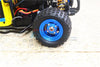 X-Rider 1/8 Flamingo RC Tricycle Aluminum +2mm 4 Lug Rear Rim - 2Pc Set Red