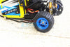 X-Rider 1/8 Flamingo RC Tricycle Aluminum +2mm 4 Lug Rear Rim - 2Pc Set Blue