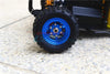 X-Rider 1/8 Flamingo RC Tricycle Upgrade Parts Aluminum 6 Lug Rear Rim - 2Pc Set Black