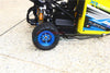 X-Rider 1/8 Flamingo RC Tricycle Upgrade Parts Aluminum 6 Lug Rear Rim - 2Pc Set Black