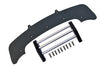 Arrma 1/7 Infraction 6S BLX ARA109001 Carbon Fiber Front Chassis & Bumper - 11Pc Set Black+Silver