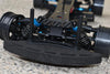 Carbon Fiber Rear Shock Tower For Tamiya 1/10 4WD TA08 PRO 58693 - 5Pc Set Black