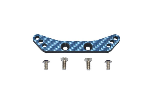 Carbon Fiber Front Shock Tower For Tamiya 1/10 4WD TA08 PRO 58693 - 5Pc Set Blue