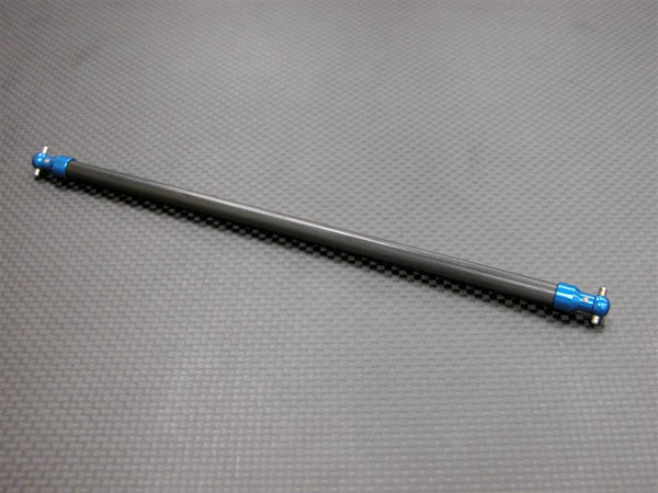 Tamiya DF-03 Graphite Main Shaft (173mm) With Aluminum Ends - 1 Pc Blue