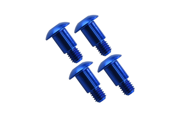 Tamiya GF01 Aluminum King Pin (5mm x 6.2mm x 4mm) - 4 Pcs Blue
