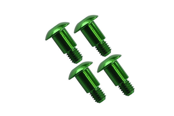 Tamiya GF01 Aluminum King Pin (5mm x 6.2mm x 4mm) - 4 Pcs Green