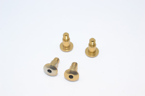 Tamiya GF01 Aluminum King Pin (5mm x 6.2mm x 4mm) - 4 Pcs Titanium