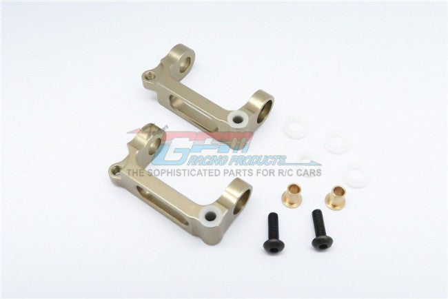 Tamiya GF01 / TL01 Aluminum Front C-Hub - 1Pr Set Titanium