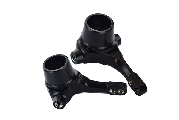 Tamiya GF01 & TL01 Aluminum Front Knuckle Arm Set - 1Pr Black