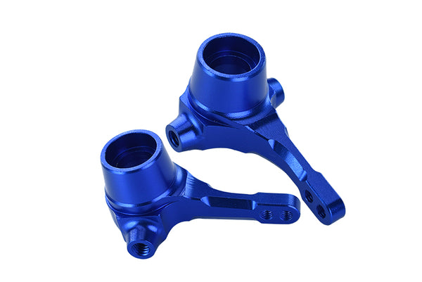 Tamiya GF01 & TL01 Aluminum Front Knuckle Arm Set - 1Pr Blue