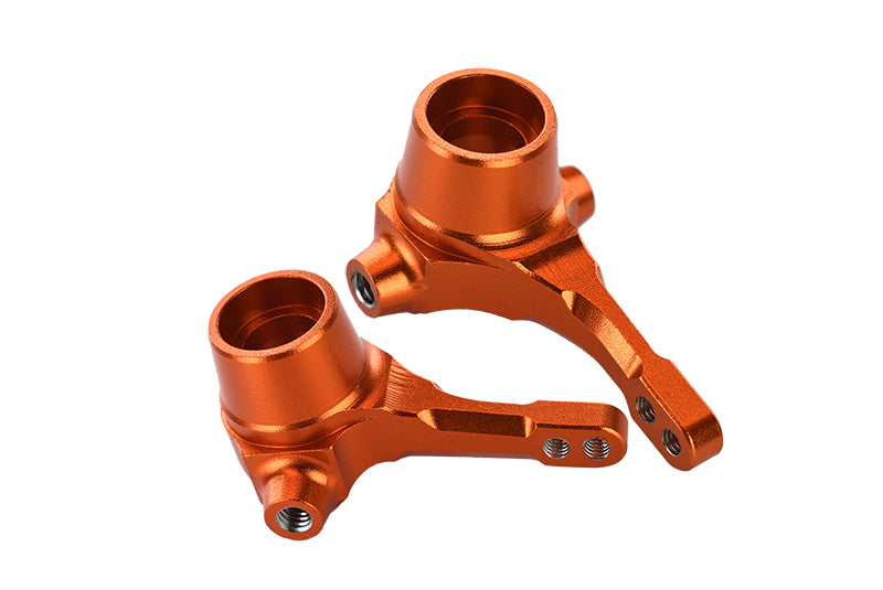 Tamiya GF01 & TL01 Aluminum Front Knuckle Arm Set - 1Pr Orange