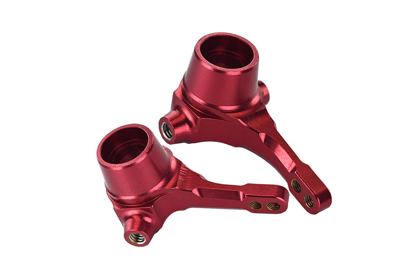 Tamiya GF01 & TL01 Aluminum Front Knuckle Arm Set - 1Pr Red