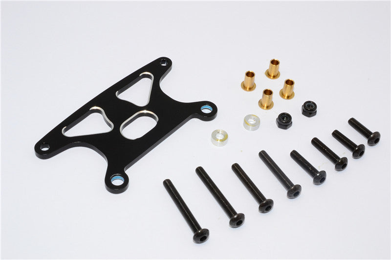 Tamiya GF01 Aluminum Rear Shock Tower - 1Pc Set Black