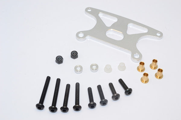 Tamiya GF01 Aluminum Rear Shock Tower - 1Pc Set Silver