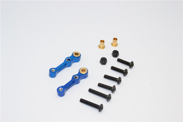 Tamiya GF01 & TL01 Aluminum Front Camber - 1Pr Set Blue