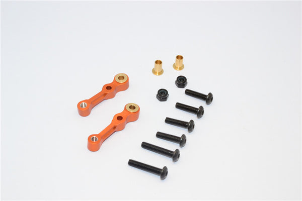 Tamiya GF01 & TL01 Aluminum Front Camber - 1Pr Set Orange