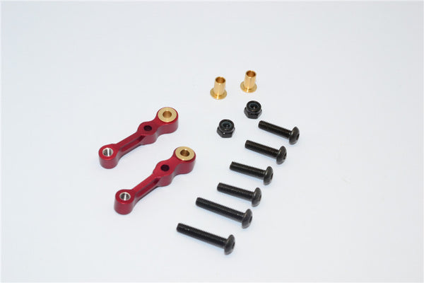 Tamiya GF01 & TL01 Aluminum Front Camber - 1Pr Set Red