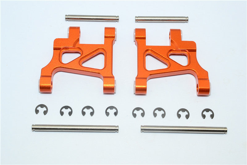 Tamiya GF01 & TL01 Aluminum Front Lower Arm - 1Pr Set Orange