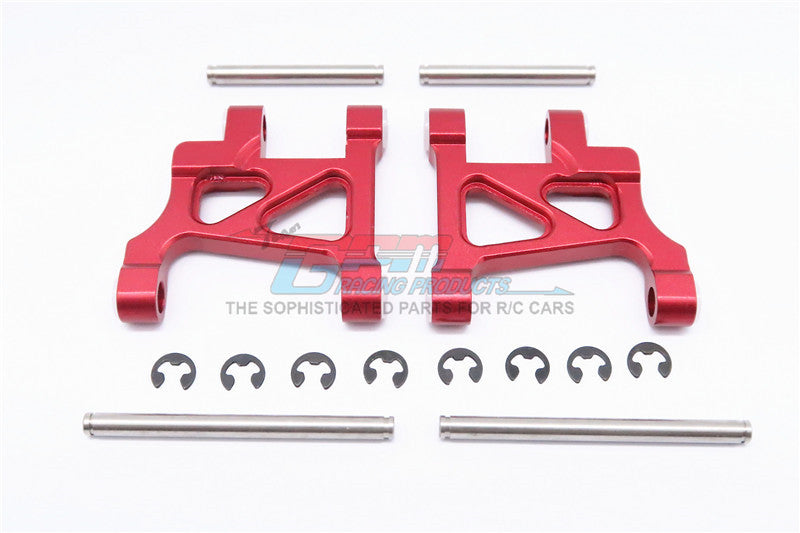 Tamiya GF01 & TL01 Aluminum Front Lower Arm - 1Pr Set Red