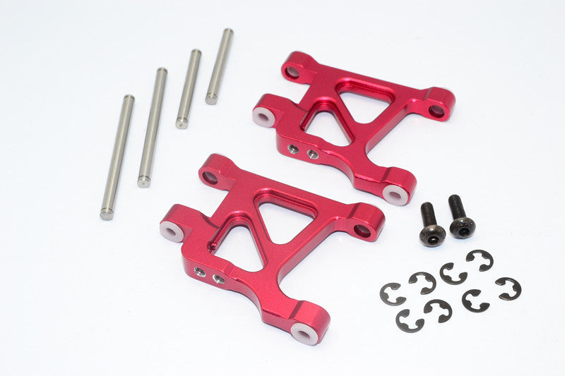 Tamiya GF01 & TL01 Aluminum Rear Lower Arm - 1Pr Set Red